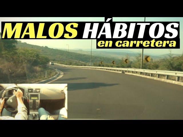 MALOS HABITOS AL CONDUCIR: Evita hacer esto en CARRETERA -Velocidad Total