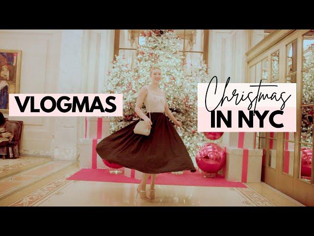 VLOGMAS Day 1: Christmas in NEW YORK! + GIVEAWAY!!