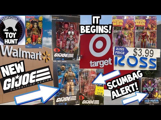 TOY HUNTING NEW GI JOE CLASSIFIED FOUND! MARVEL LEGENDS ROSS BARGAIN FINDS NECA ACTION FIGURES EP338