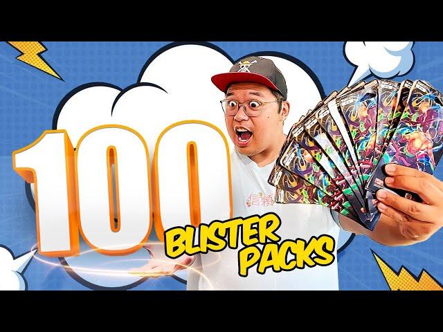 Can 100 BLISTER PACKS Pull a MANGA?!? One Piece TCG OP-06 Opening, Wings of the Captain
