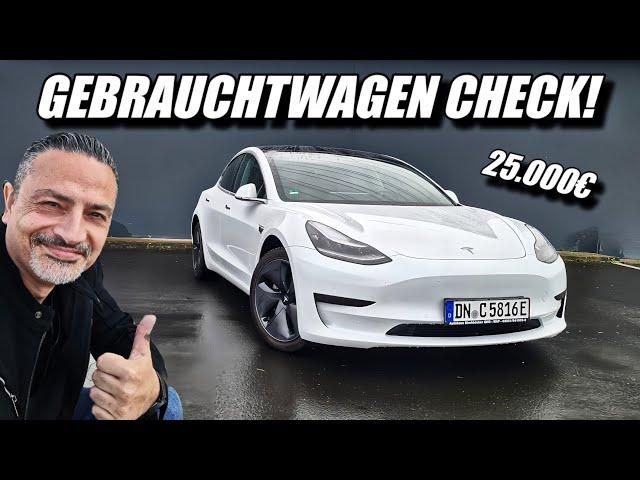 Gebrauchtes Elektroauto Tesla Model 3 Standard Range für 25.000€ im Check!