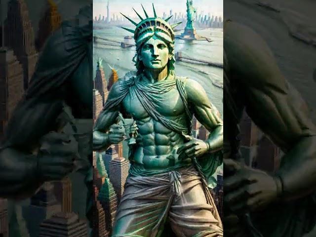 Mind-Blowing AI Technology: Statue of Liberty Man Comes to Life with Incredible Dance Moves!