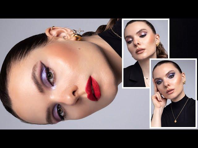 Huda Beauty ROSE QUARTZ 3 Looks 1 Palette| Carmen Antoche