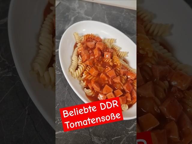 Beliebtes DDR Tomatensoße Rezept! #shorts #ddrrezepte #tomatensauce