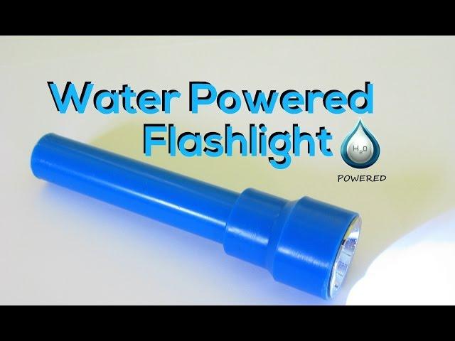 Water Powered Flashlight (Weekend Project #1)