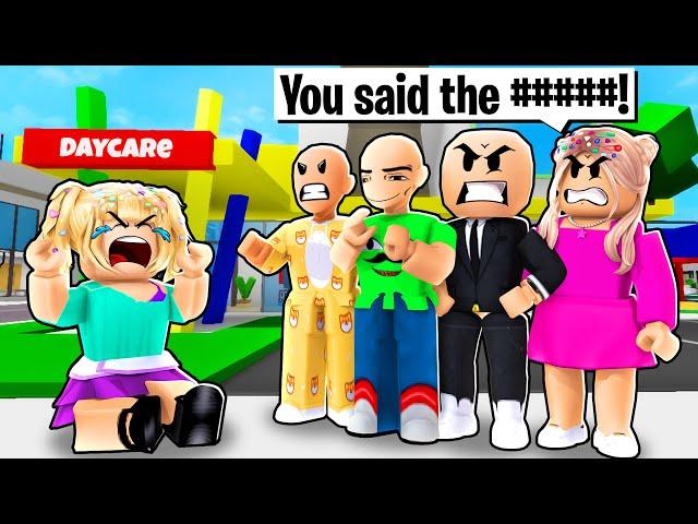 DAYCARE KIDS LEARN A BAD WORD! |Roblox | Brookhaven RP