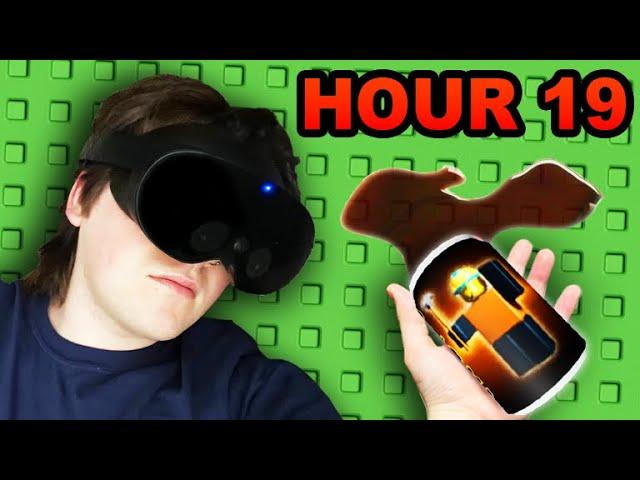 I spent 24 HOURS in ROBLOX VR
