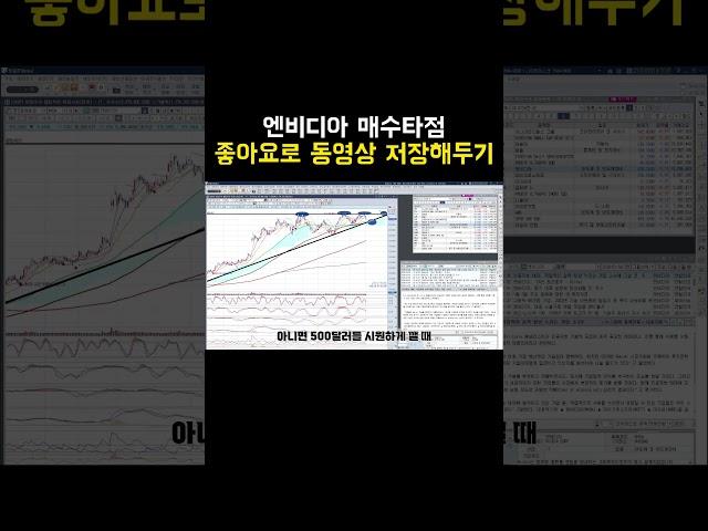 엔비디아 매수타점 공개  #미국주식#엔비디아