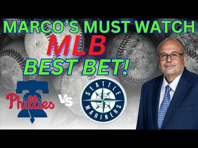 Philadelphia Phillies vs Seattle Mariners Picks and Predictions Today | MLB Best Bets 8/3/24