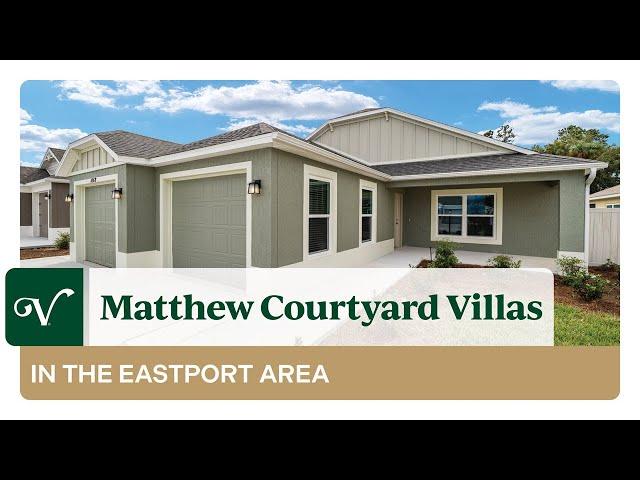 Discover Matthew Courtyard Villas in The Village of Moultrie Creek