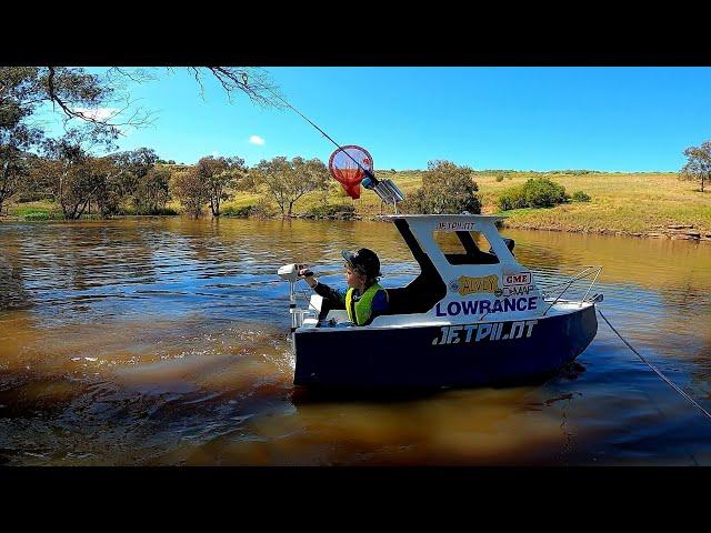 Mini fishing boat gets a Motor!