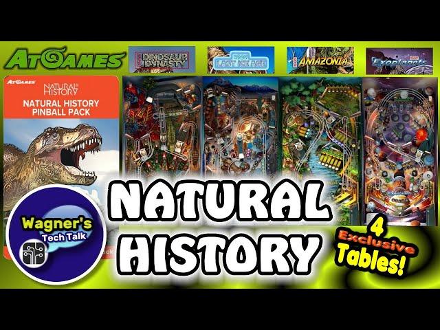 Natural History Pinball Pack Game Play: for AtGames Legends Products