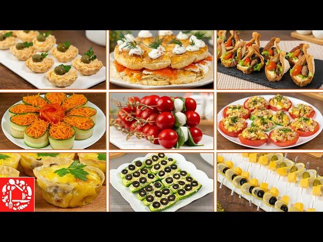 TOP 9 Appetizers in 5 minutes for the Easter table! Quick and delicious holiday snacks