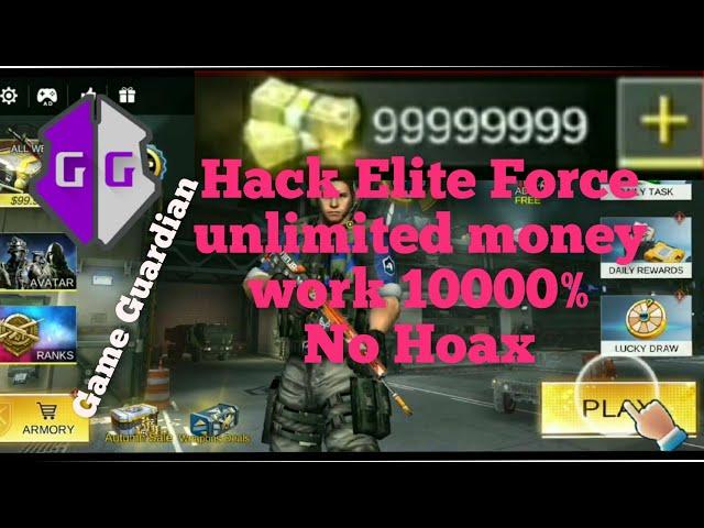 hack elite force pro sniper gun shoting unlimited money with game guardian New