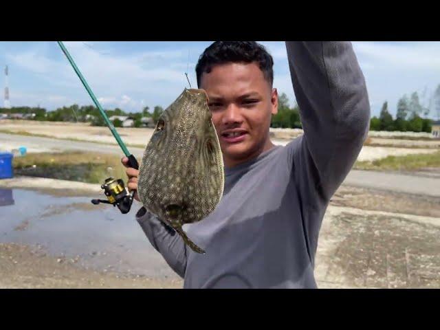 Asbuh Mancing bareng bocil seru banget dapat ikan