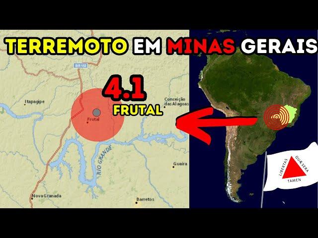 ATENÇÃO: TERREMOTO DE 4.1 ATINGE FRUTAL EM MINAS GERAIS