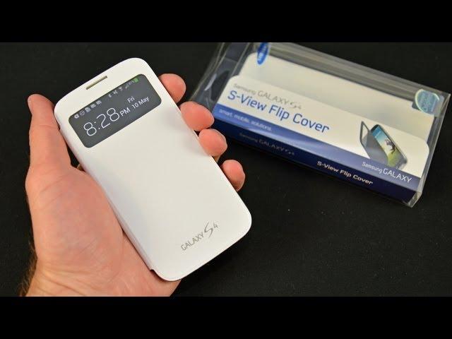 Samsung Galaxy S4 S-View Flip Cover: Unboxing & Review