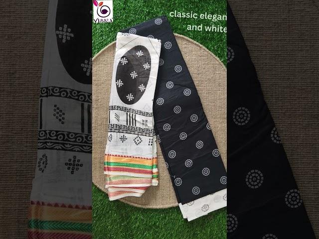 Black and white Unstitched Suit Sets by Viska! |www.viskaglobal.com| #unstitched #suits