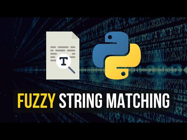 Fuzzy String Matching in Python