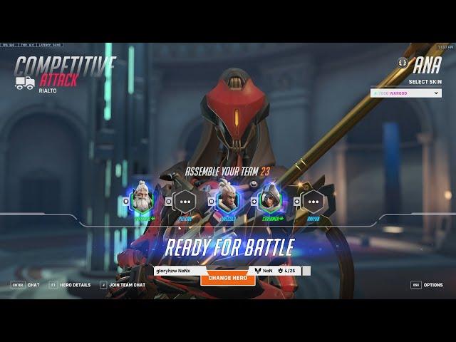 21K Heals! Gale Ana Overwatch 2 Season 10 Top 500 Gameplay