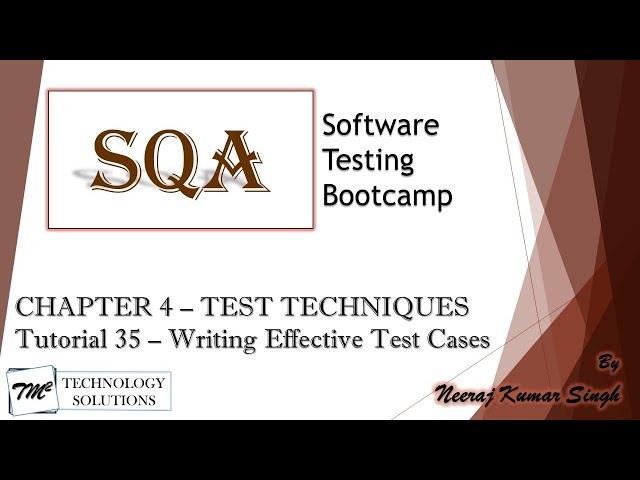 How to Write Test Cases| Writing Effective Test Cases | Software Testing Tutorials