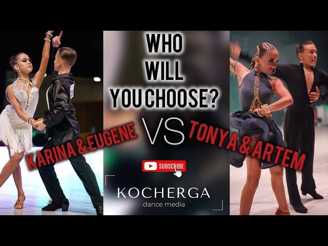 Karina or Tonya?  Watch, write in comments and support the dancers️