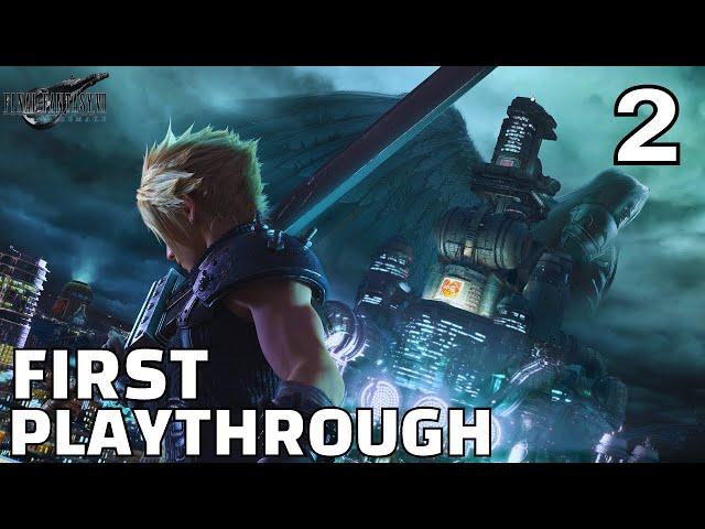 Final Fantasy VII Remake | Part 2 | [Blind Lets Play | PS4]