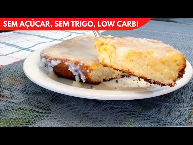 BOLO SEM AÇÚCAR, SEM TRIGO, MOLHADINHO E LOW CARB!  BOLO DE COCO LOW CARB para DIABÉTICOS!