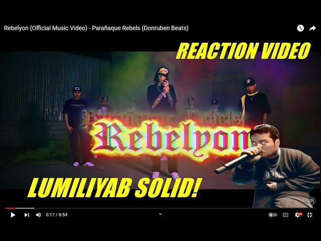 Rebelyon (Official Music Video) - Parañaque Rebels (Donruben Beats) REACTION