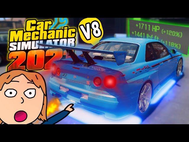 Ridiculous Engine Swaps in Car Mechanic Simulator