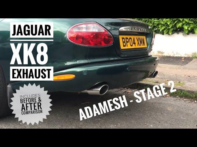 Jaguar XK8 - Adamesh Exhaust Sound and Comparison to Stock