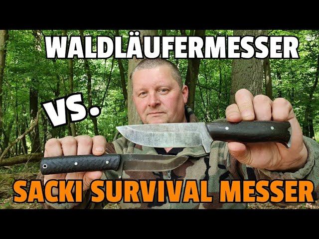 WALDLÄUFER MESSER vs. SACKI SURVIVAL MESSER // Lasse Böckmann vs. Kai Sackmann