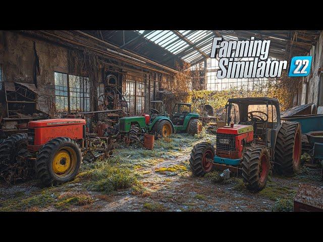 Finding 6 Abandoned Farms Full of Tractors and equipment on Farming Simulator 22