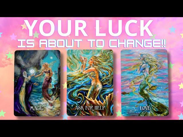 Pick a Card  How Your Luck is About to Change in a BIG Way!  Timeless Tarot Reading