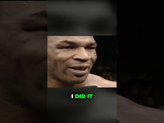 Mike Tyson - "I broke my back ... Spinal"