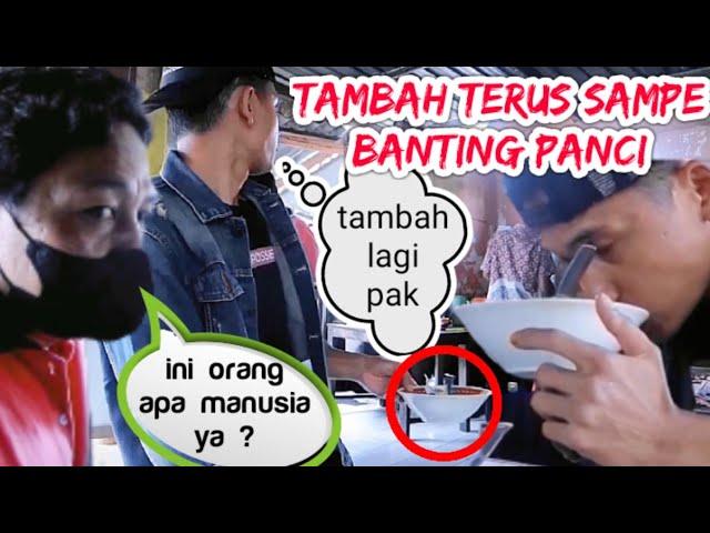 PRANK PENJUAL SOTO AYAM KAMPUNG!! GAK BERHENTI NAMBAH SAMPE BANTING PANCI