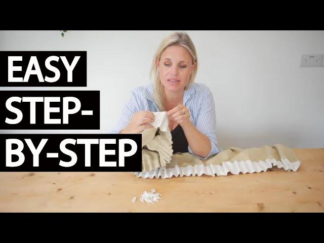 HOW TO HANG PENCIL PLEAT CURTAINS ON A TRACK | AD  |  Georgina Bisby