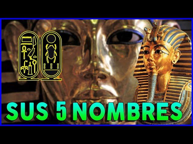  Los nombres de TUTANKAMON en JEROGLÍFICOS  #Egipto