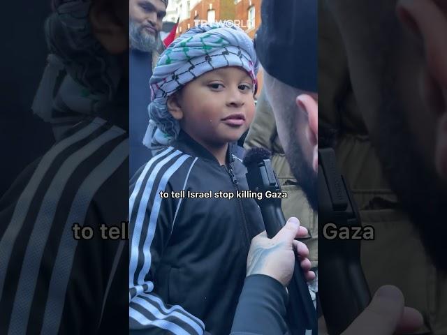 Message from children in London to kids in Palestine