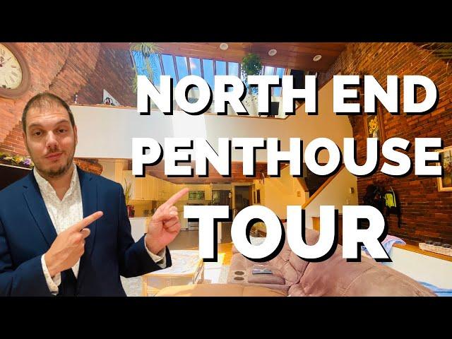 INCREDIBLE North End Boston Penthouse Apartment Tour