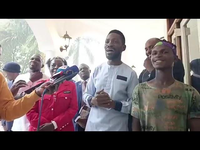H.E PRESIDENT BOBI WINE AND LOP JOEL SSENYONYI ADDRESSED THE NATION AFTER WHAT HAS HAPPENED