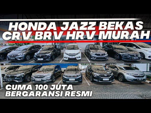 MOBIL BEKAS HONDA JAZZ MURAH MULAI 100 JUTAAN GARANSI KONDISI SEPERTI BARU SHOWROOM JAKARTA