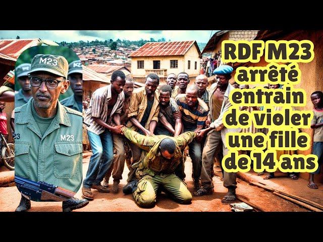 RDC: Un élément du RDF M23 arrêté au quartier Latin à Bukavu entrain de violer une fille de 14