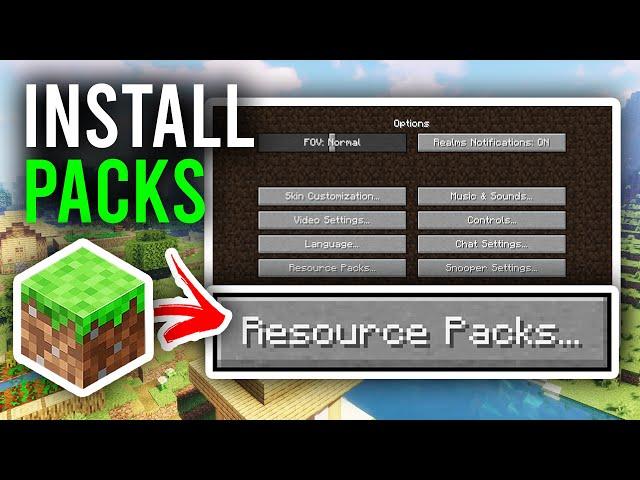 How To Install Texture Packs For Minecraft Java - Full Guide