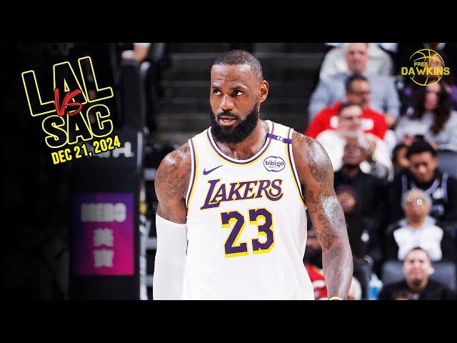 Los Angeles Lakers Full Team Highlights vs Kings | Dec 21, 2024  | FreeDawkins