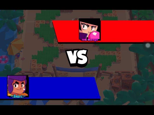 1v1 Against Red Mango Plays [Brawl Stars]