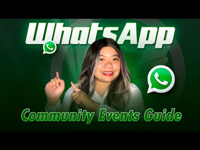 How to Create an Event in WhatsApp Community Group