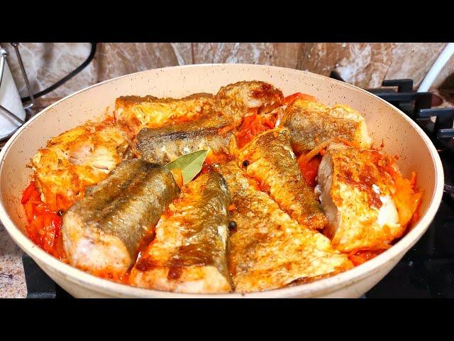 РЫБА ХЕК - Вот как надо готовить! Это один из Лучших и Вкусных рецептов приготовления рыбы!