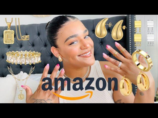 BEST AMAZON JEWELRY HAUL 2023 | STAINLESS STEEL + TARNISH FREE JEWELRY | Laksmy A Sanchez