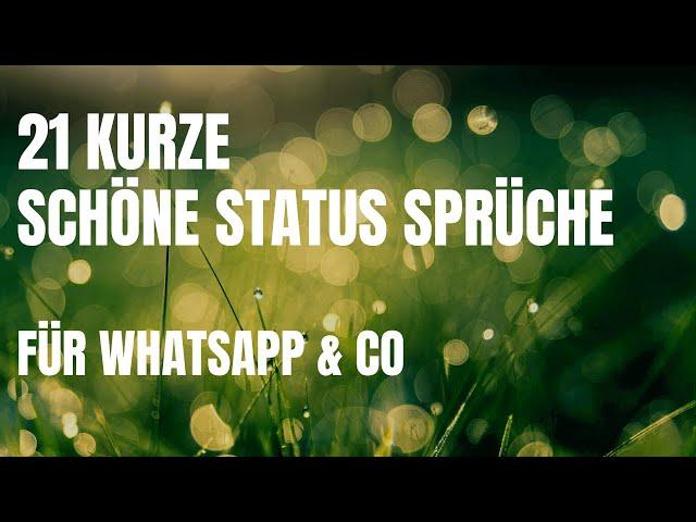 21 kurze schöne Status Sprüche für WhatsApp & Co